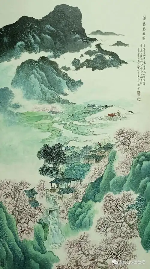 独具风采的山水大师他的作品让人难以忘怀力