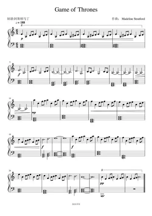 gameofthrones权力的游戏主题曲