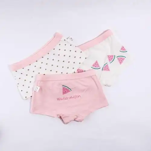 新款儿童内裤棉 女童内裤a类3条盒装 宝宝幼儿内裤学生底裤批发