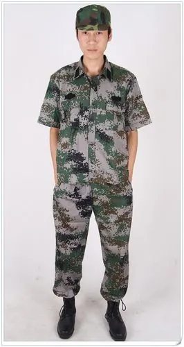 批发07款式数码短袖迷彩服 林地迷彩夏季作训 沙漠迷彩 数码迷彩