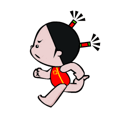 可爱奔跑大叫摔倒gif动图_动态图_表情包下载_soogif