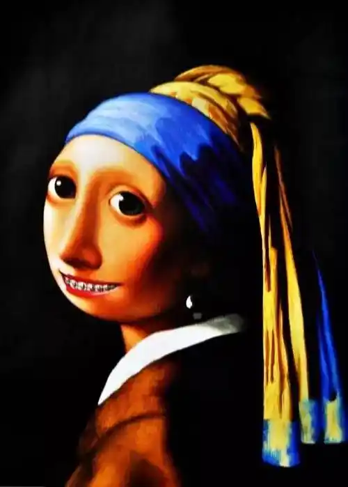 蒙娜丽莎被玩儿坏了达芬奇哭了