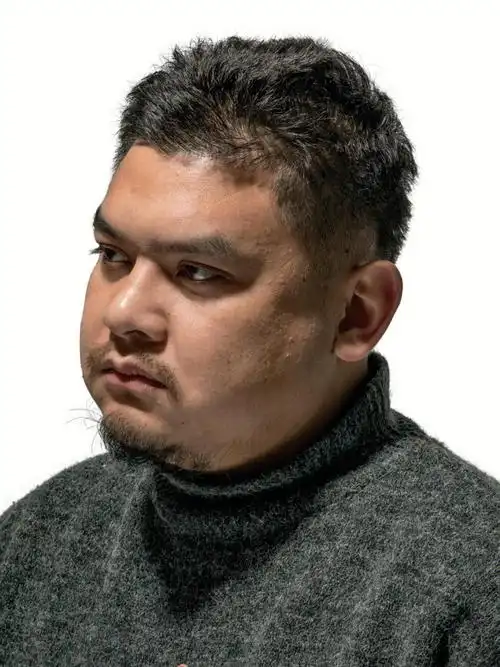 素描头像写生照片