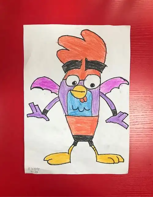 其它 《功夫鸡》二得书画院-漫画课堂二得艺术中心