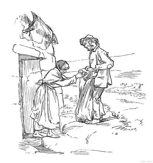 在古代,有一对老年夫妇,在深山里生活,以种几亩山里的梯田和瓜果蔬菜