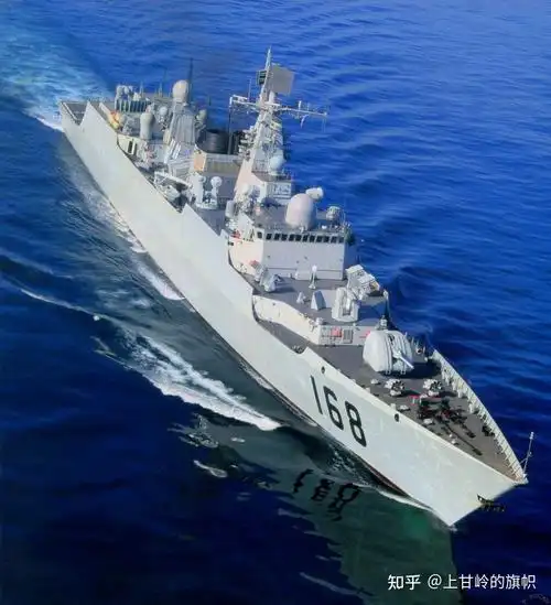 今日武器装备分享中国052b型驱逐舰