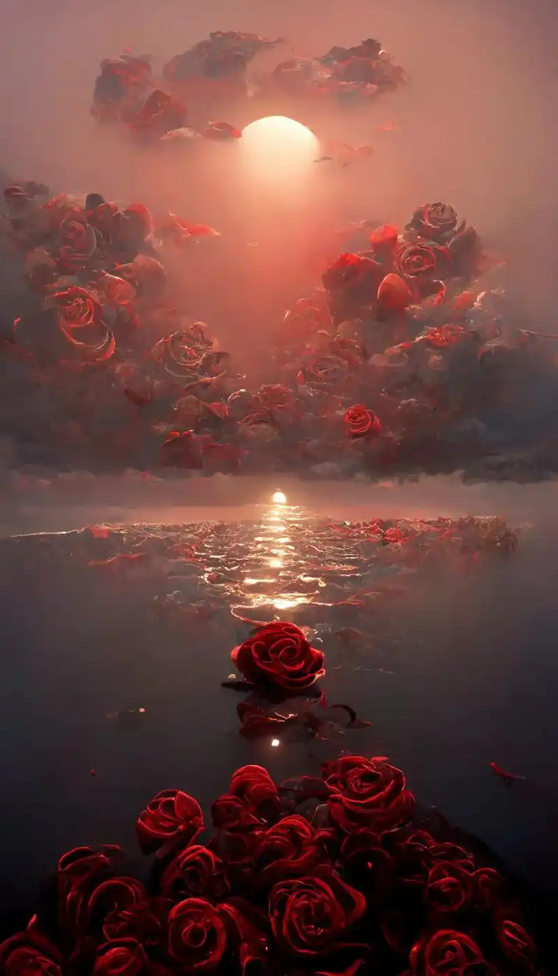 相遇玫瑰盛放 #浪漫至死不渝 #唯美意境 拜托被艾特来看海 - 抖音