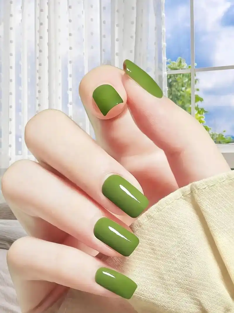 免烤漆牛油果绿春夏指甲油