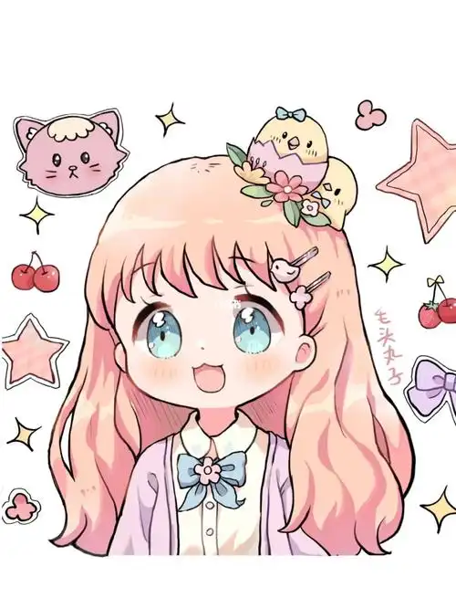 q版小女孩#q版人物#q版约稿#头像约稿#可爱头像#软萌头像#卡通动漫