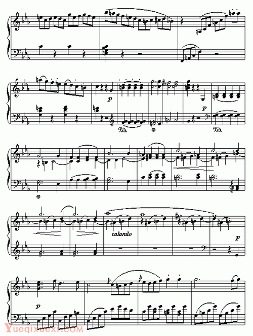 贝多芬-beethoven 悲怆奏鸣曲第三乐章(钢琴名人名曲)-钢琴谱