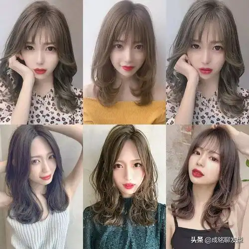 八字发型如何拍照3