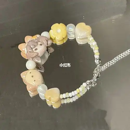 是小姐姐的oc吖#石塑粘土手链  #oc  #定制