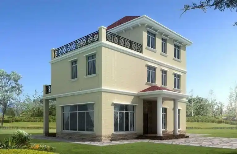 外墙涂料颜色如何搭配好看 外墙涂料颜色如何搭配效果图(图1)