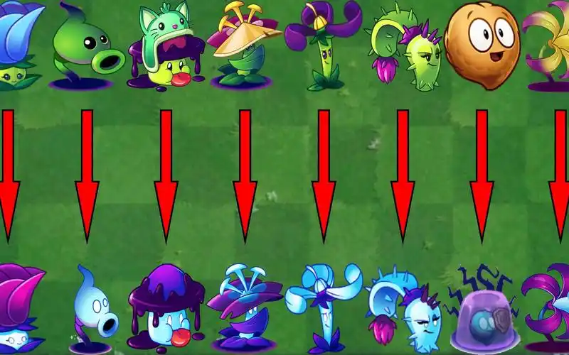 pvz2 不同的暗影植物状态变化