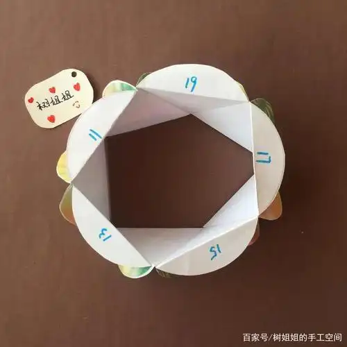 1号花球折纸20个圆形就可以了花球里面最简单的