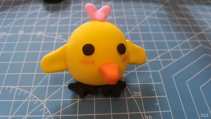 简单好做手工粘土橡皮泥可爱小鸡,适合亲子互动游戏