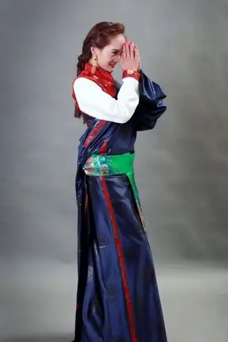 苏拉克夏西藏藏服女装藏袍 2018年藏族服装品新款藏式安多装