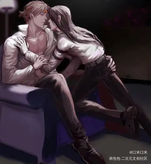 策瑜_王者荣耀孙策周瑜厚涂同人策瑜绘画作品