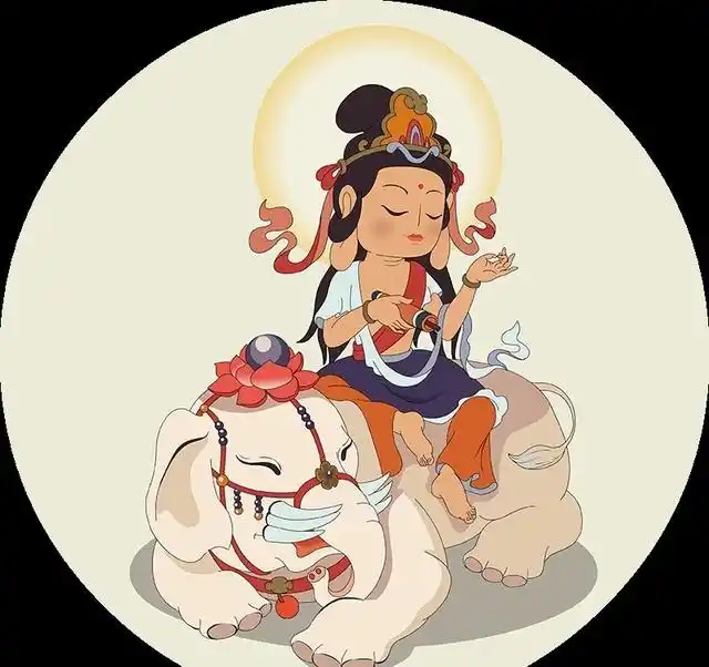 文殊菩萨 来源 全网图片 4/6 原创诸佛菩萨形象,适合做头像!