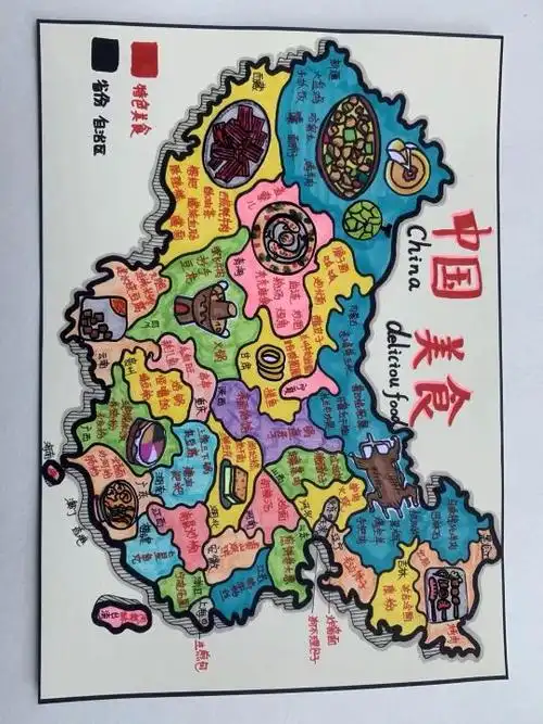 中国美食地图