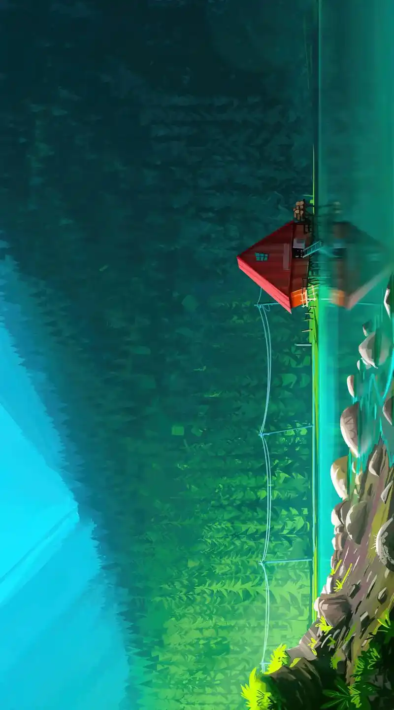 动漫风景 #建议横屏观看 #治愈系壁纸 - 抖音