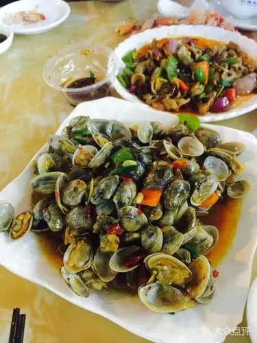 小海豚连锁海鲜餐厅(三亚湾总店)-黑口螺爆炒-菜-黑口螺爆炒图片-三亚