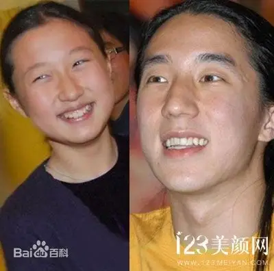 左边是女儿,右边是儿子.