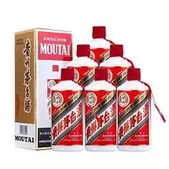 moutai茅台贵州茅台酒2022年飞天茅台53度500ml6瓶整箱装1号会员店