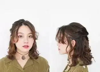 短卷发怎么扎好看 短卷发扎发步骤图解|短卷发|短发|步骤_新浪新闻