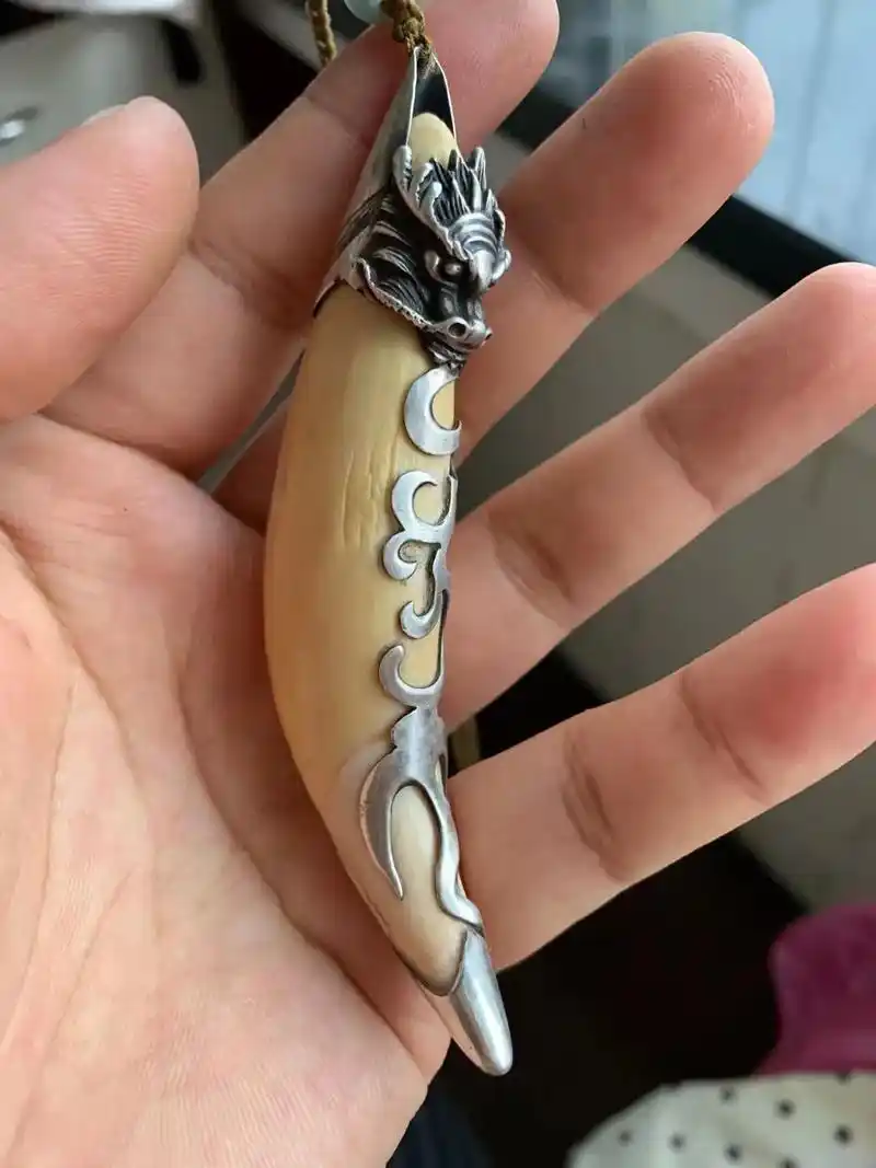 狼牙吊坠,辟邪保平安,象征着勇敢,勇猛～ - 抖音