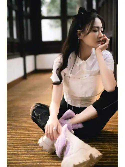 入冬好鞋算上这双徐璐同款马丁靴