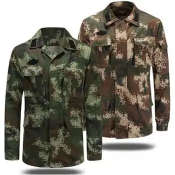 07武作训服迷彩服武春秋迷彩作训服男套装多口袋 夏迷彩服 170/92-96