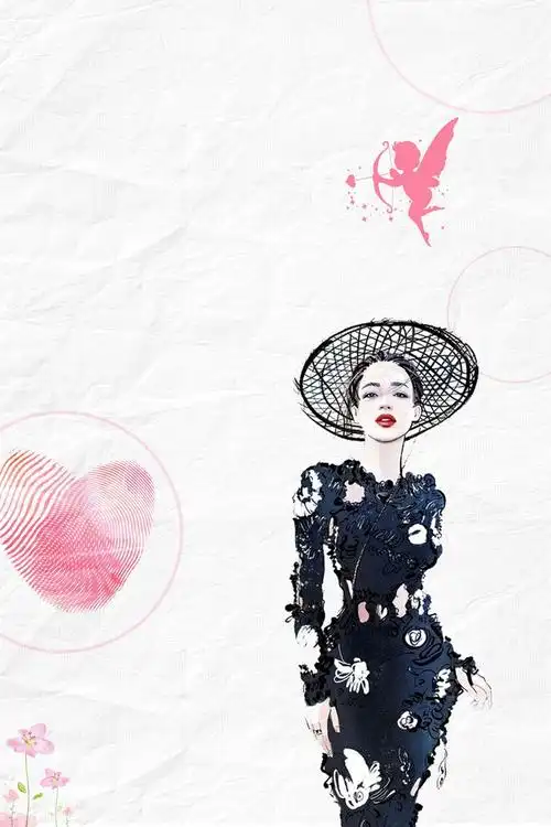 服装促销海报背景素材