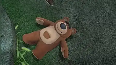 呆呆熊说光头强是个老淘气,把他气坏了