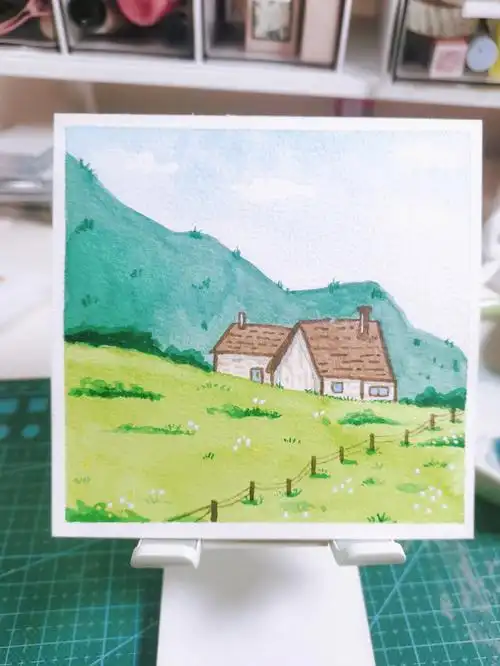 水彩入门 | 夏日风景小画