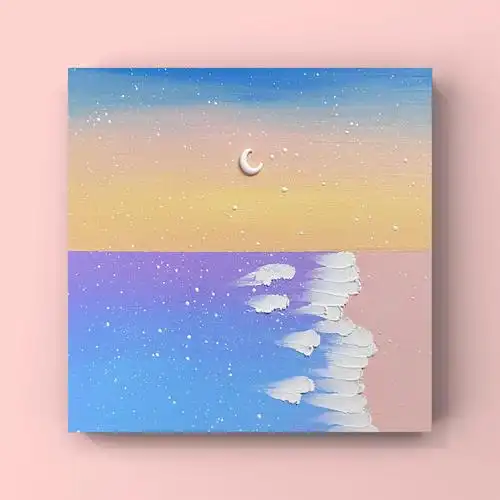 油画棒新手入门作品附步骤色号