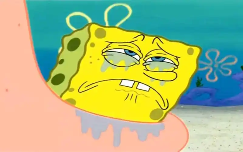 珊迪离开比奇堡,海绵宝宝想念到放声大哭,眼泪像喷泉!