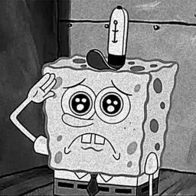 丧系图片动漫海绵宝宝