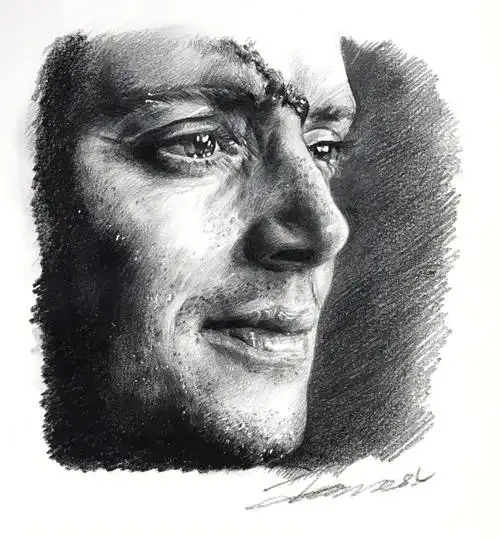 人物素描步骤deanwinchester