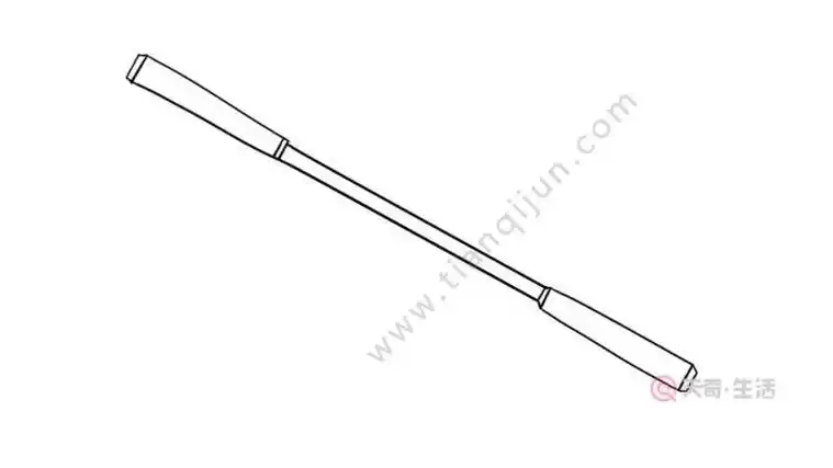 金箍棒霸气简笔画