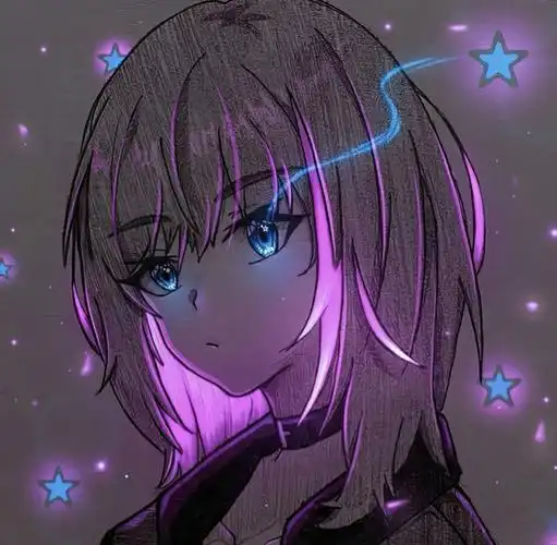 "炫酷发光头像 "神明在发光优质头像