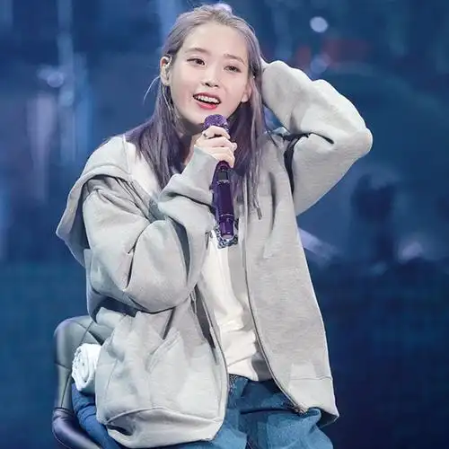 iu同款衣服李知恩卫衣女连帽上衣秋冬韩版宽松加绒加厚外套ins潮