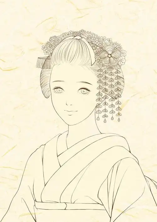 原创作品《艺伎》