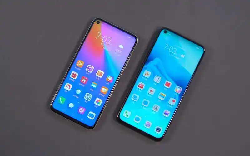 荣耀20对比荣耀v20少了一个v字真的是智商鉴定机吗