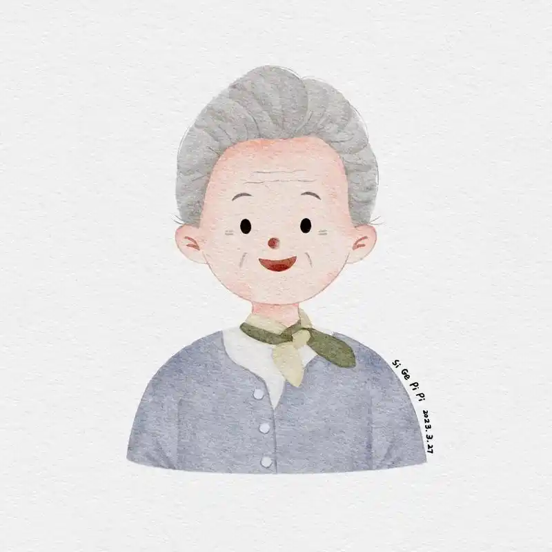 头像|老奶奶|长辈 献给所有的长辈,祝平安健康.