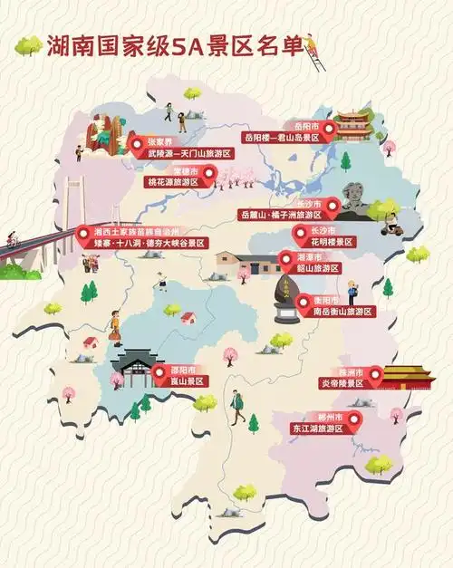 旅游业为湖南的发展注入了源源不断的活力,一组数据一起来看