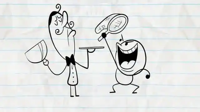 搞笑铅笔画:要命饭! 先吃了再说!