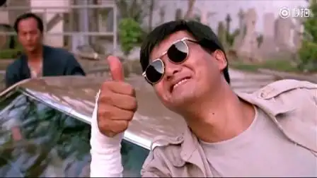 周润发口咬牙签这段戏, 演技真的没谁了, 不愧是小马哥