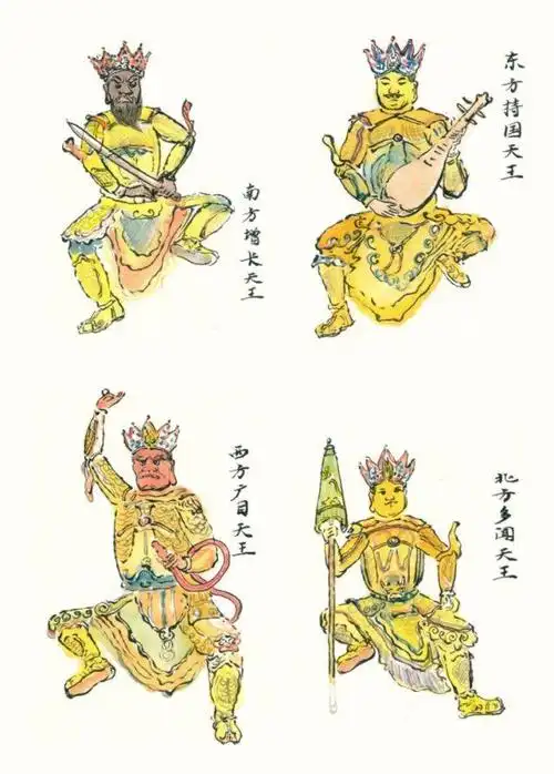 佛教中的"四大天王"都有哪些?你想得到哪位天王的守护.