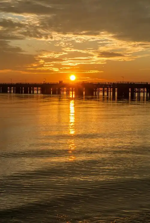 海口市假日海滩日出